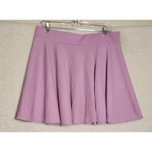 Urban‎ Coco Women's Purple Skater Skirt Size XXL New NWT Stretch Pleated 0617
